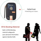 defway Passport Holder Travel Wallet - Family Passport Holder of 4, RFID Blocking Passport Wallet for Men Women, Travel Essentials for Flying, BLACK