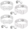Motion Sickness Bands Anti Nausea Acupressure Wristband Sea Sickness Wristbands Nausea Bands Natural Relief Motion & Morning Sickness -（2 Pairs White