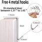 Extra Large Hanging Crystal Clear Over Door Shoe Organizer, Closet Shoe Rack with 12+6 Pockets, 8 Hooks, Grey (59"x 21.6")
