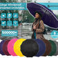 Inverted Umbrella Large Windproof Umbrellas for Rain Sun Travel Umbrella Compact with Reflective Stripe