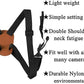 Binocular X-shaped Decompression Harness Strap Elastic Cross Straps Adjustable Binocular Carrier fit for Carrying Binoculars, Cameras, Rangefinders