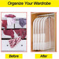 Garment Bags Covers 24''X60'' Dress Bags for Hanging Clothes (Pack of 6) with Study Full Zipper Coat Covers for Closet Clothes Storage Travel