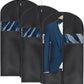 Univivi Garment Bag Suit Bag for Storage and Travel 43 inches, Lightweight Study Full Zipper Washable Suit Cover for Dresses, Suits, Coats, Set of 3