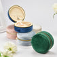 TAIMY Travel Jewelry Organizer, Small Round Velvet Travel Jewelry Case for Women Girls, Portable Mini Jewelry Travel Organizer Boxes for Rings Earrings Necklaces Bracelets(White)