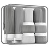 Travel Bottles for Toiletries 8 Pack, Travel Size Toiletries, Tsa Approved Travel Size Containers 3oz, with Travel Essentials Clear Bag, Leak Proof Silicone Squeezable Creams Jars