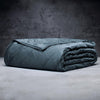 LUXOME Lightweight Blanket | 100% Rayon (Viscose) from Bamboo Fabric & Fill | King/Cal King - 98"x92" | Thermal-Regulating | Ocean