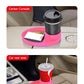 Car Seat Snack Tray, Convenient Toddler Road Trip Essentials Food Plate Cup Holder Tray for Snacks Toys, Entertainment Toddler Carseat Eating Plate Table for Travel ()