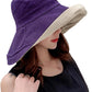 Women Wide Brim Sun Hats Metal Wired Edge Summer UV Protection Beach Fishing Hat for Hiking Garden Travel Chin Strap