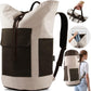 Laundry Bag Backpack, 125L Extra Large Travel Laundry Bags with Shoulder Straps, Adjustable & Extendable Design, Laundry Hamper Bag with 3 Pockets for Laundromat, College, Travel, Camping