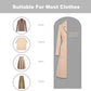 Dress Bags for Gowns Long, 60'' Garment Bags for Hanging Clothes, Suit Bag Cover for Storage and Travel (Grey)