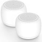 Babelio White Noise Sound Machine for Adults Kids Baby, Mini, 15 Non-looping Sounds, Timer, Memory Function, Easy to Pocket and Travel White 2 Pack