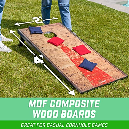 4 x 2 ft Rustic Design Cornhole Game Set
