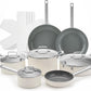 ChefRobot Nonstick Ceramic Cookware Set Healthy Pots And Pans Set Induction Kitchen Cookware sets Non Toxic Pots And Pan Set,PFOA ＆ PTFE Free (18 pcs)