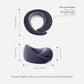 Ostrichpillow Go Neck Pillow, Travel Pillows for Airplanes, Premium Memory Foam Travel Pillow, 360º Ergonomic Design, Asymmetrical Sides, Travel Bag Included, Washable Modal Cover