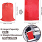 Washable Travel Laundry Bag with Drawstring (3 Pack), Large Dirty Clothes Bag Fit a Laundry Basket or Clothes Hamper, Enough to Hold 4 Loads of Laundry,26x39 inches Red 3