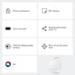 Momax Key Finder Tracker Tag - [Apple MFi Certified] Smart Bluetooth Tracking Device with Find My (iOS Only), Replaceable Battery, DIY Stickers, for Wallets, Luggage, Suitcases, Backpacks, 2 Pack