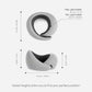 Ostrichpillow Go Neck Pillow, Travel Pillows for Airplanes, Premium Memory Foam Travel Pillow, 360º Ergonomic Design, Asymmetrical Sides, Travel Bag Included, Washable Modal Cover