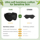 Sleep Mask Headphones with Bluetooth,3D Blackout Bamboo Cotton Eye Mask for Sleep,Sleeping Eye Mask with 5.4 Bluetooth Headphones Wireless for Side Sleepers,Travel Essential Gift for Women Men