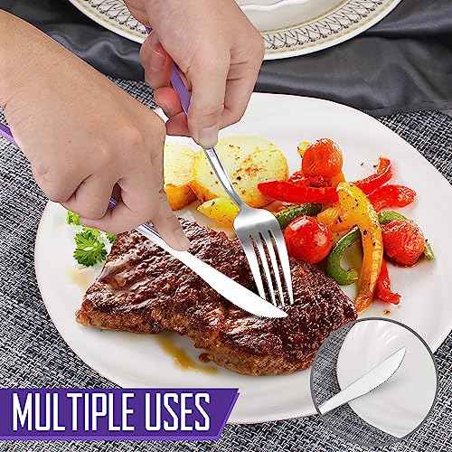 Gradient Purple Silverware Set