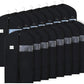 Univivi 16 Pack Suit Bags Garment Bag for Men Storage 40-inch Clothes Cover with Clear Window and ID Card Holder for Suit Jacket, Skirt, Shirt and Coat