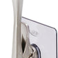 One-Touch Doorstop Adhesive Bracket (Satin Nickel, 6inch x 2pack)