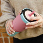 BrüMate Resa 25oz 100% Leakproof Travel Tumbler with Handle & Straw | Flexible SoftSip Straw | Silicone Sleeve for Durability | Stainless Steel | Cup Holder & Travel Friendly Water Bottle | (Lavender)