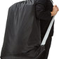 HOMEST XL Nylon Laundry Bag with Strap, Large Dirty Garments Organizer, Easy Fit a Hamper or Clothing Basket, Can Carry Up to 4 Loads of Clothes, Black