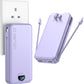Portable Charger with Wall Plug, 20000mAh USB C Power Bank Fast Charging, External Battery Pack with Built in Cables, Digital Display, 5 Output 2 Input for iPhone Android Cell Phone Tablet