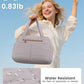 Travel Duffle Bag,Puffer Carry On Duffel Bag with Laptop Compartment Waterproof Overnight Weekender Bags for Women Large Hospital Tote Bags for Labor and Delivery(Medium,Khaki Gray）