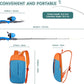 Urban Deco Kids Fishing Pole Kit 2 Pack, Portable Telescopic Kids Fishing Rod with Tackle Box, 2 Fishing Net and 2 Bucket for Beginners, Boys,Girls,Youth