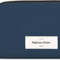 Native Union Stow Lite Organizer W.F.A Tech Organizer – Minimalist Travel Pouch Made of Recycled Materials for Everyday Accessory Storage & Protection – Stores Cables, Chargers & More (Navy)