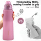 TakeToday Collapsible Water Bottles 32oz, Foldable Travel Water Bottle, BPA Free, Silicone Water Bottle Leakproof for Hiking, International Travel, Outdoors