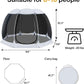 Alvantor Pop Up Screen House Gazebo with Mosquito Netting, Instant UV Resistant Sun Shelter for Patio & Backyard, Portable Canopy Tent for 2-10 Person