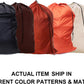 Extra Large Laundry Bag 6 Pack, Varied Colors, Travel Laundry Bags with Drawstring Closure, 30"x40", for college, dorm and apartment dwellers (6PCS)
