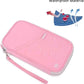 defway Passport Holder Travel Wallet - Family Passport Holder of 4, RFID Blocking Passport Wallet for Men Women, Travel Essentials for Flying (Pink)