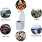 Portable Toilet Kit, Camping Toilet with Pop-Up Privacy Tent Toilet Bags, Washable Portable Outdoor Showers Changing Rooms