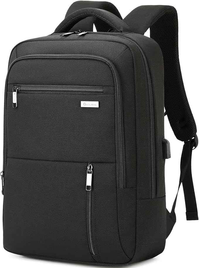 15.6 Inch Water Resistant School bags College Backpack for Men Women with USB Charging Port Business Backpack