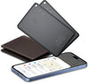 CASCHO Smartcard - Wallet Tracker Card, Compatible with Apple Find My App, Waterproof and Splash-Proof, Keys Finder and Item Locator for Passport, Bags, Laptop, Black 2 Pack