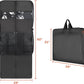 Univivi 60 '' Foldable Extra Long Dress Garment Bag, Premium Breathable & Tear-resistant Hanging Dress Cover for Travel and Closet Storage with Mesh Shoe Pocket and 2 Carry Handles