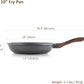 SENSARTE Nonstick Frying Pan Skillet, Swiss Granite Coating Omelette Pan, Healthy Stone Cookware Chef's Pan, PFOA Free (8/9.5/10/11/12.5 Inch) (10 Inch)