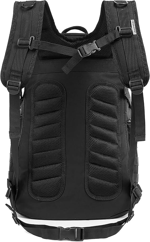 Tactical Range Duffel Heavy Duty Travel Bag Quality Sport Gear Gym Tote Molle Lockable With US Patch