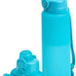 TakeToday Collapsible Water Bottles 32oz, Foldable Travel Water Bottle, BPA Free, Silicone Water Bottle Leakproof for Hiking, International Travel, Outdoors