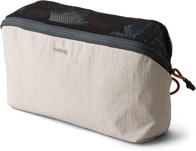 Bellroy Packing Cube 4L (Organizer Packing Pouch with Internal Zip Pocket and Durable, Lightweight Design) - Ash