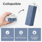 POMKAKA Collapsible Water Bottles 24.3oz(720ml), 2nd Generation Leakproof BPA-Free Travel Water Bottle,Lightweight Reusable Water bottle for Travel Cycling Gym Camping Sports,Blue