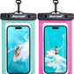 Hiearcool Waterproof Phone Pouch,Waterproof Phone Case for iPhone 16 15 14 13 Pro Max,IPX8 Phone Waterproof Pouch for Beach Cruise Ship Travel Essentials Green&Bright Red-2Pack