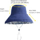 Women Wide Brim Sun Hats Metal Wired Edge Summer UV Protection Beach Fishing Hat for Hiking Garden Travel Chin Strap
