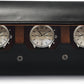 Oirlv Premium Leather Watch Roll Travel Case 3-Slot Watch Box for Men and Women Storage & Organizer Display, Anniversary Birthday（Black）