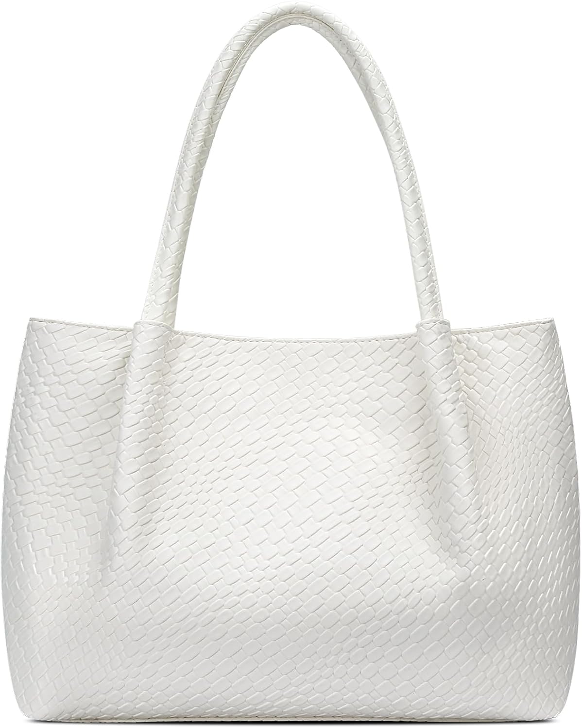 KKXIU Tote Bag for Women Vegan Leather Shoulder Purse Large Capacity Travel Bag