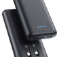 Portable Charger Power Bank 40,800mAh 25W Fast Charging USB C Portable Charger with 2 Built in Cables,5 Outputs & QC 4.0 Quick Phone Charging Battery Pack Compatible with iPhone 16/15/14,Android