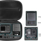SUREWO Surface-Waterproof Carrying Case Compatible with GoPro Hero 13/12/11/10/9/8/7/(2018)/6/5 Black,DJI osmo action,AKASO/Campark/YI Action Camera and More